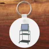 TV- en videokaart Classroom 80s 90s Funny School Sleutelhanger (Voorkant)