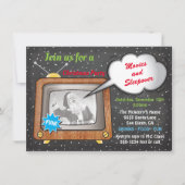 TV-feest in de nacht op de avond Kaart (Voorkant)