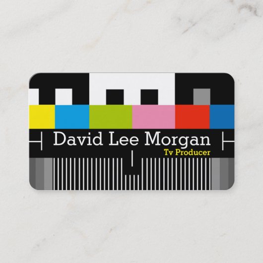 Tv Film Video Producer Visitekaartje (Voorkant)