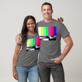 Tv-foutbalken testpatroon t-shirt (Unisex)