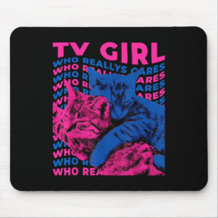 TV Girl Album Fransen verlaten wie echt om Cat TV Muismat