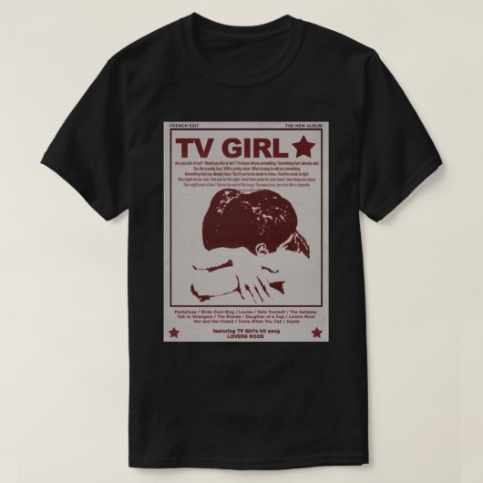 Tv Girl French Exit Lovers Rock Poster T-shirt (Design voorkant)