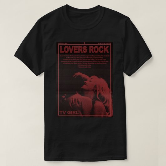 TV Girl Lovers Rock Poster1 T-shirt (Design voorkant)