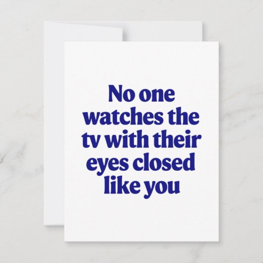 TV-grap Father's Day  Vader grap Geschenk voor ech Feestdagenkaart (Voorkant)