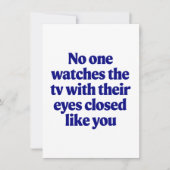 TV Grappen Vaderdag  Papa Grap Husband Cadeau Kaart (Voorkant)