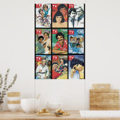 TV Guide Hoesjes Grote shows van gisteren Poster (Keuken)