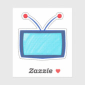 TV Head Man Sticker (Vel)