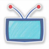 TV Head Man Sticker (Voorkant)