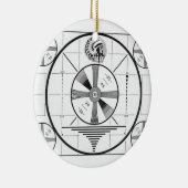 Tv Indische hoofdtest Keramisch Ornament (Rechts)