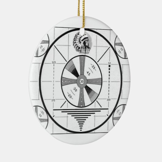 Tv Indische hoofdtest Keramisch Ornament (Rechts)