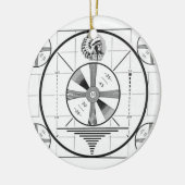 Tv Indische hoofdtest Keramisch Ornament (Links)