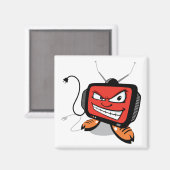 Tv is slecht!! magneet (Voorkant / Achterkant)