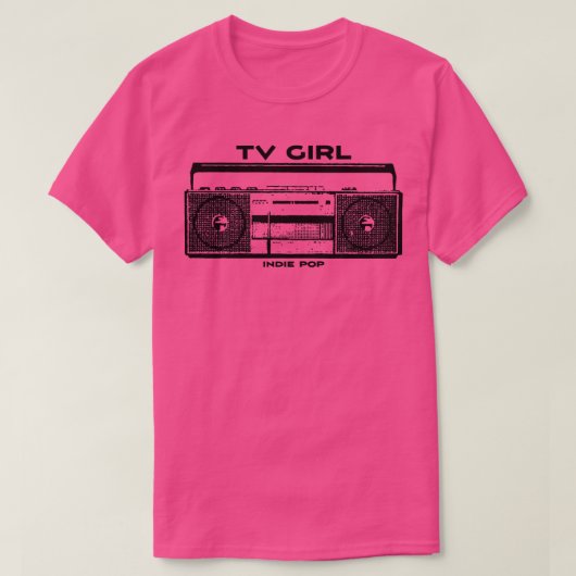 TV Meisje 1 T-shirt (Design voorkant)