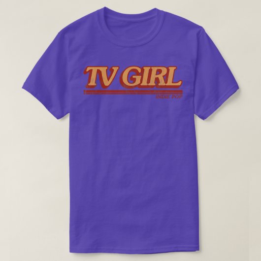  tv-meisje t-shirt (Design voorkant)