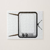 TV met leeg scherm Legpuzzel (Horizontaal)