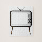 TV met leeg scherm Legpuzzel (Verticaal)