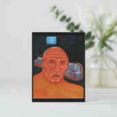 TV Monster Briefkaart (Staand voorkant)