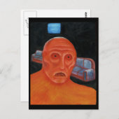 TV Monster Briefkaart (Voorkant / Achterkant)