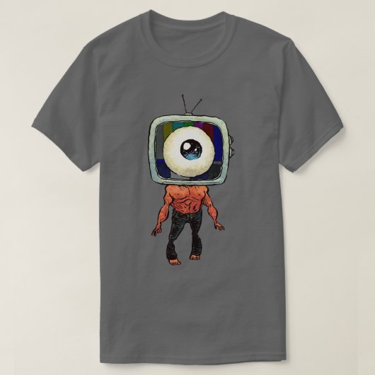 Tv-oog T-shirt (Design voorkant)