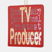 TV Producent Extraordinaire Keramisch Ornament (Links)