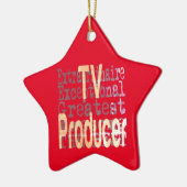 TV Producent Extraordinaire Keramisch Ornament (Links)
