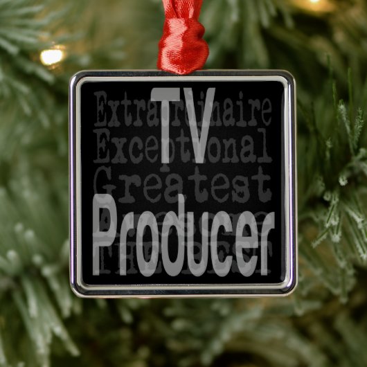 TV Producent Extraordinaire Metalen Ornament (Boom)