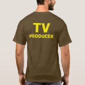 TV-PRODUCENT T-SHIRT (Achterkant)