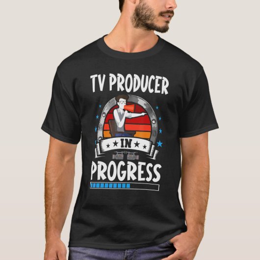 Tv Producer In Progress Trainee Student T-shirt (Voorkant)