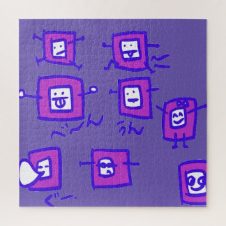 TV purple pink Japan Legpuzzel