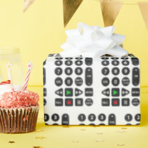 TV Remote met VCR-Button Cadeaupapier