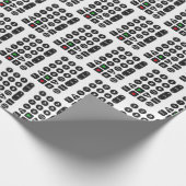 TV Remote met VCR-Button Cadeaupapier (Hoek)