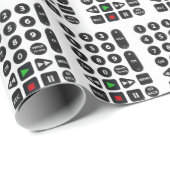 TV Remote met VCR-Button Cadeaupapier (Rol Hoek)