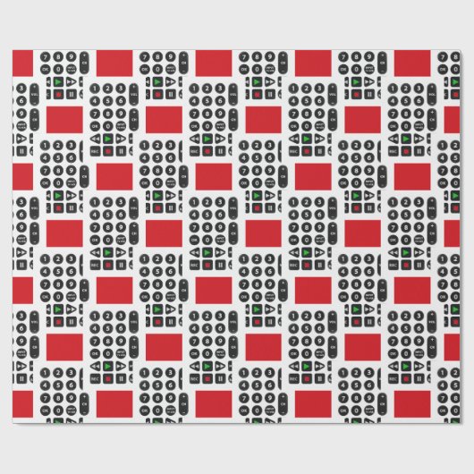 TV Remote met VCR-Button Cadeaupapier (Vlak)