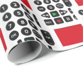 TV Remote met VCR-Button Cadeaupapier (Rol Hoek)