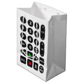 TV Remote met VCR-Button Medium Cadeauzakje (Voorkant Gekanteld)