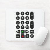 TV Remote met VCR-Button Muismat (Met muis)