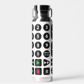 TV Remote met VCR-Button Waterfles (Voorkant)