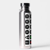 TV Remote met VCR-Button Waterfles (Rechts)