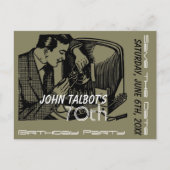 tv-reparateur 70e verjaardag Opslaan van de datum Aankondigingskaart (Voorkant)