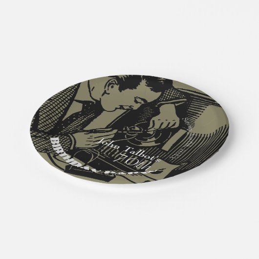  tv-reparateur 70e verjaardag P Bord (Gekanteld)