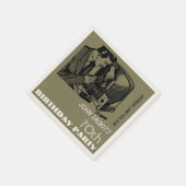  tv-reparateur 70e verjaardag P Napkin Servetten (Hoek)