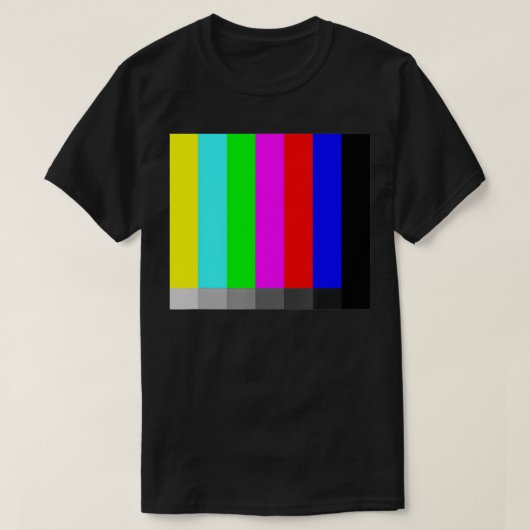 TV Retro-kleurenbalken -  ontwerp T-shirt (Design voorkant)