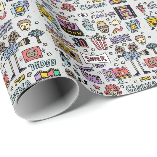 TV-serie Doodles: Funny  Set. Cadeaupapier (Rol Hoek)