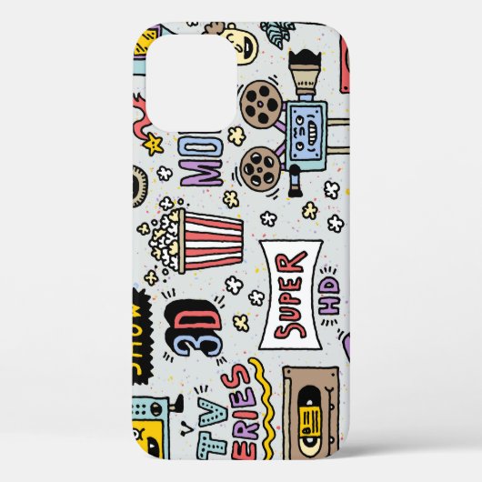 TV-serie Doodles: Funny  Set. Case-Mate iPhone Case (Achterkant)