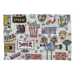TV-serie Doodles: Funny Set. Kussensloop