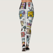TV-serie Doodles: Funny  Set. Leggings (Achterkant)