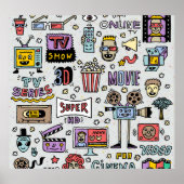 TV-serie Doodles: Funny  Set. Poster (Voorkant)