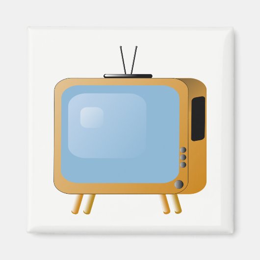 Tv-set Magneet (Voorkant)