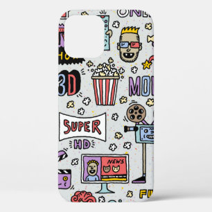 TV Shows, serie en films Funny Doodle  Case-Mate iPhone Case