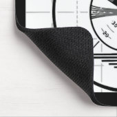 Tv-signaal uit Mousepad Muismat (Hoek)